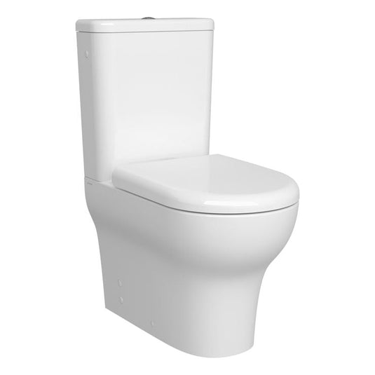 VitrA Zentrum SmoothFlush Fully Shrouded Close Coupled Pan Only - White - 7783L003-7200 - Envy Bathrooms Ltd