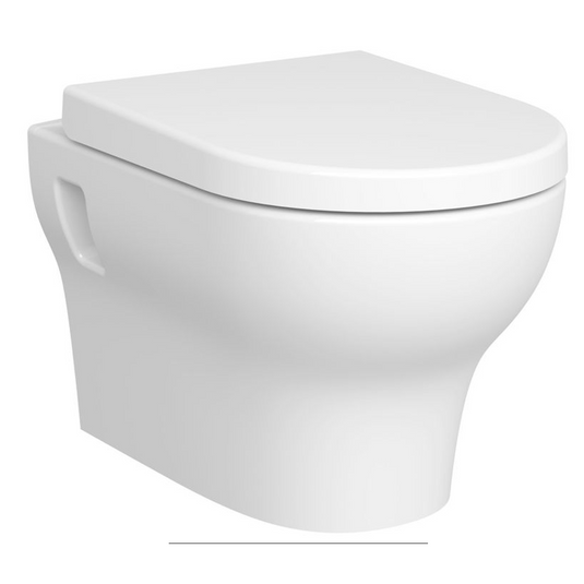 VitrA Zentrum SmoothFlush Wall Hung Pan Only - White - 7787L003-0075 - Envy Bathrooms Ltd